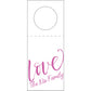 Personalized "Love" Wine Tag