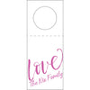 personalized "love" wine tag