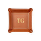 leather valet tray