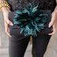 Avery Clutch -  Black - Feather
