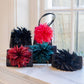 Avery Clutch -  Black - Feather
