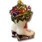 hand painted ornament - ice skates
