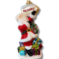 hand painted ornament - from the north pole to the palisades!