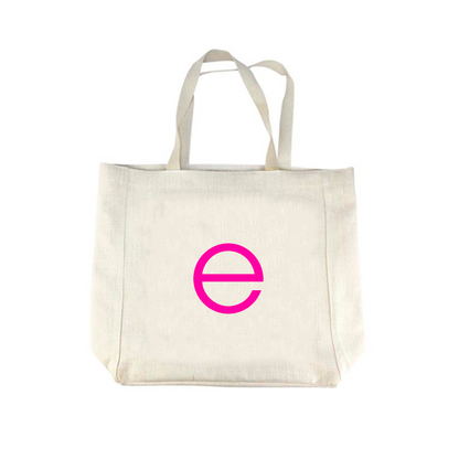 personalized linen tote