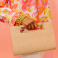 Chloe Clutch - Straw