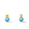 smooth + classic pebble pearl earrings