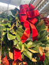 Magnolia Leaf Wreath - 27 inch