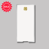 Long Skinny Gold Foil Clover Notepad