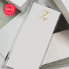 Long Skinny Gold Foil Mr + Mr