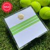 Small Square Gold Foil Tennis Notepad