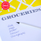 Large Blue Groceries