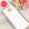 Long Skinny Gold Foil  Nautilus Notepad