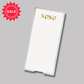 Long Skinny Gold Foil XOXO Notepad