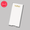 Long Skinny Gold Foil XOXO Notepad
