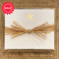 Large Gold Foil Starfish Notepad