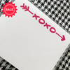 Large Pink XOXO Notepad