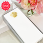 Long Skinny Gold Foil Shell Notepad
