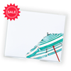 Large Turquoise Umbrella Notepad