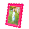 scalloped lucite frame - 6x8"