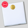 Small Square Gold Foil Basketball Notepad