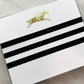 Large Gold Foil Jockey Notepad