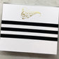 Large Gold Foil Music Notepad