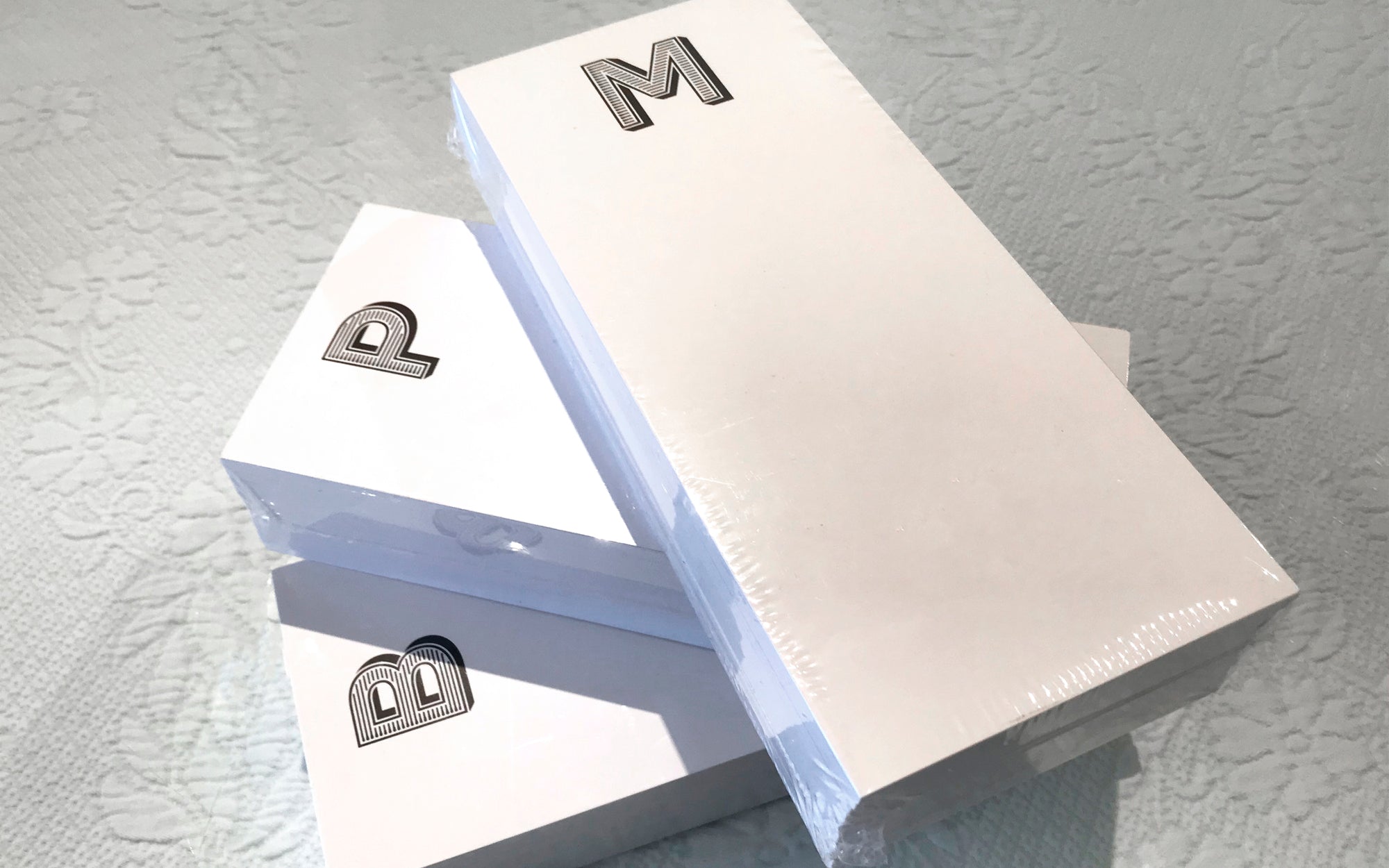 Buck Initial Notecards 50% off
