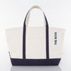 the boss large canvas tote