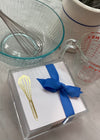 Small Square Gold Foil Whisk Notepad