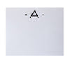 Large Black Initial Notepads