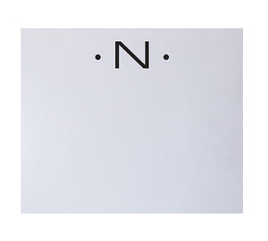 Luxe Original Initial Notepad