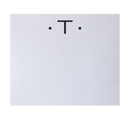 Luxe Original Initial Notepad