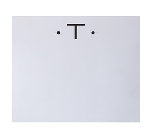 Luxe Original Initial Notepad