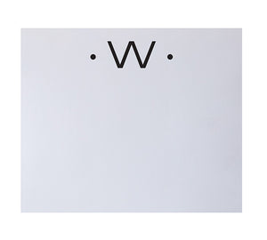 Luxe Original Initial Notepad