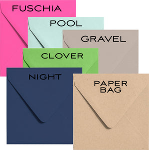 Paddie Square Envelopes